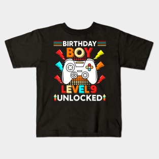 Level 9 Video 9th Birthday Kids T-Shirt